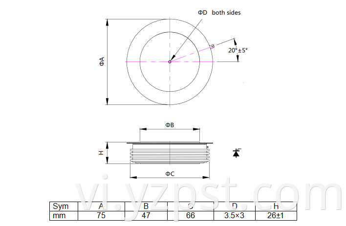 Electronics Thyristor 3000V